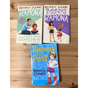 Beverly Cleary Ramona book bundle of 3